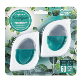 2 Pack, Air Freshener For Home, Fresh Scent, Odor Eliminator For Small Area Closets Bathroom Pets Strong Odor, 0.25fl.oz/pack, Each Up To 30 Days (Deodorizer: Eucalyptus)